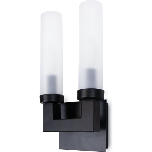 Montecito Outdoor Sconce by Regina Andrew in black. Made from iron in a modern style.