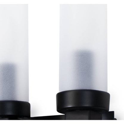 Montecito Outdoor Sconce by Regina Andrew in black. Made from iron in a modern style.