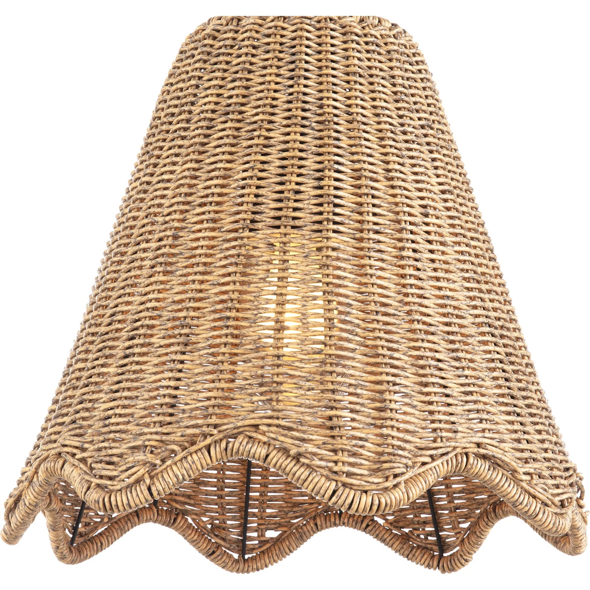 Summer Outdoor Pendant by Regina Andrew in brown and natural. Made from plastic in a rustic style.