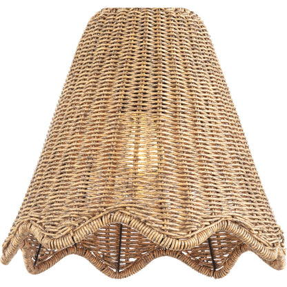 Summer Outdoor Pendant by Regina Andrew in brown and natural. Made from plastic in a rustic style.