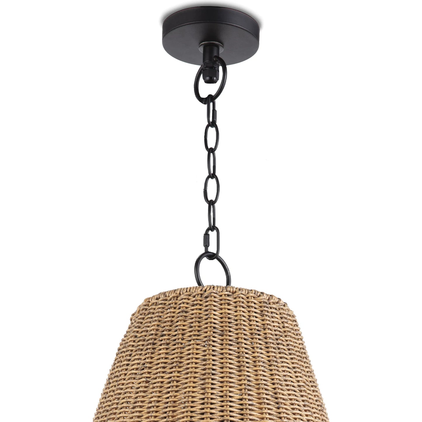 006 SI-2262780 | Closeup | Summer Outdoor Pendant by Regina Andrew in brown and natural. Made from plastic in a rustic style.