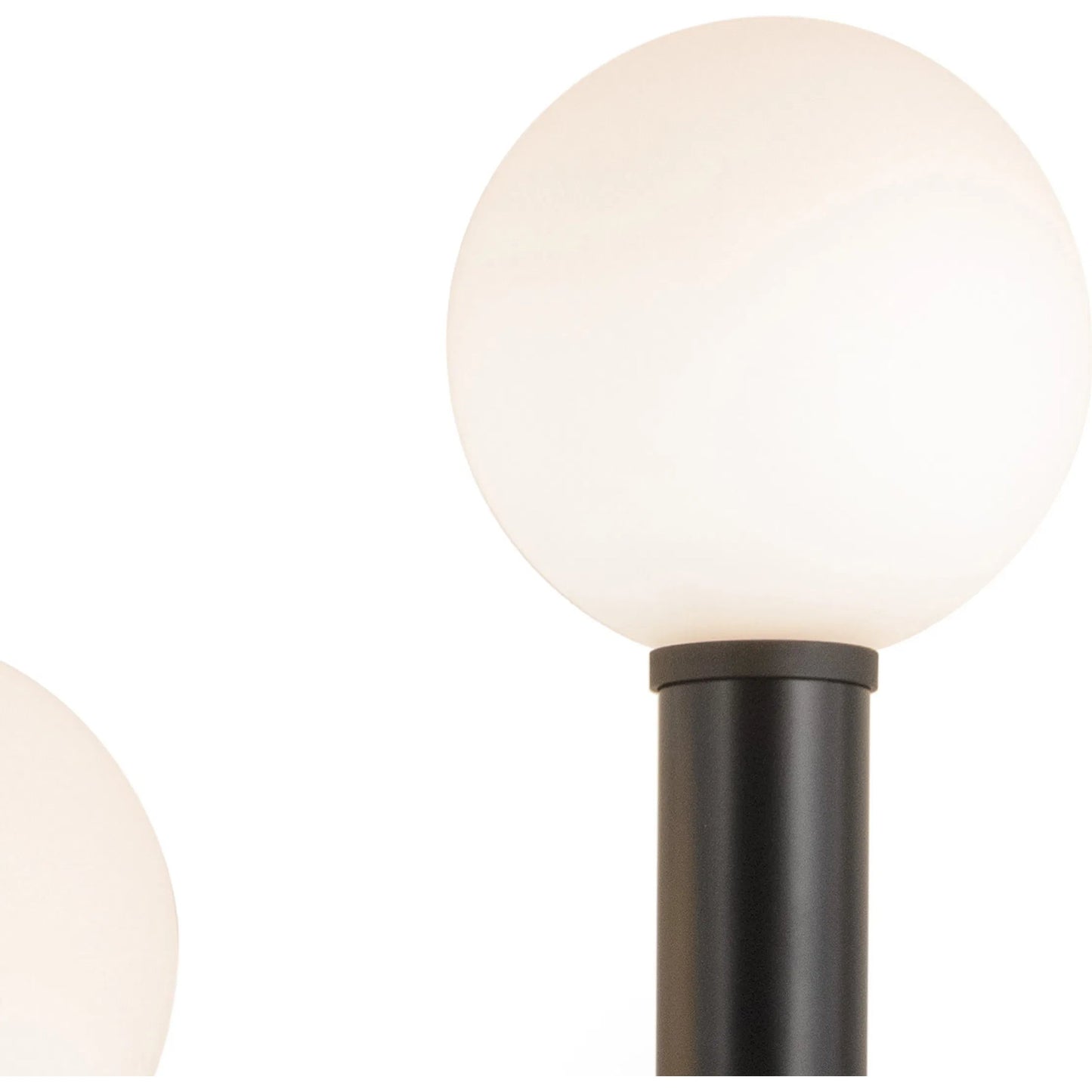 005 SI-2262781 | Closeup | Happy Outdoor Sconce by Regina Andrew in black. Made from steel in a modern style.