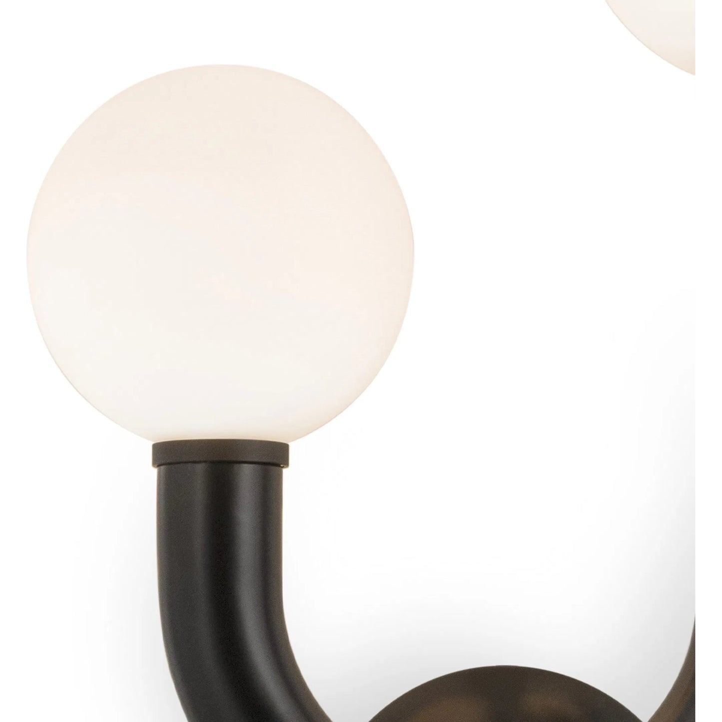 004 SI-2262781 | Closeup | Happy Outdoor Sconce by Regina Andrew in black. Made from steel in a modern style.