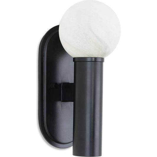 Dion Outdoor Sconce by Regina Andrew in black. Made from steel in a unique style.