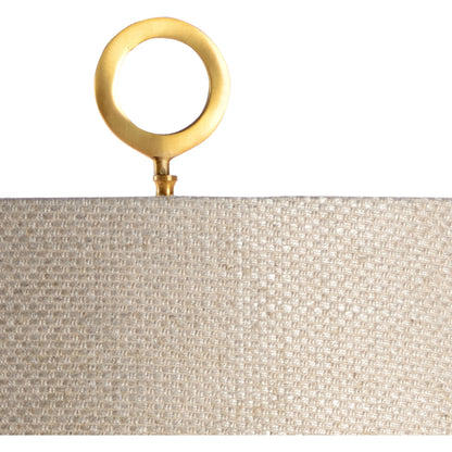 San Michele Lamp by Wildwood in hand sculpted, aquamarine glaze. Made from ceramic, porcelain in a transitional style.