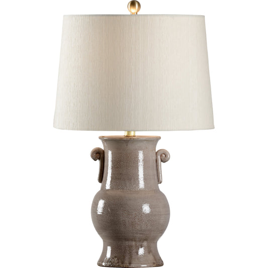 001 SR-385865 | Additional Silo | Luca Lamp by Wildwood in gray. Made from ceramic, porcelain in a transitional style.