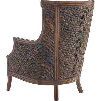Rum Beach Chair by Tommy Bahama Home in plantation. Made from intricate in a coastal style.