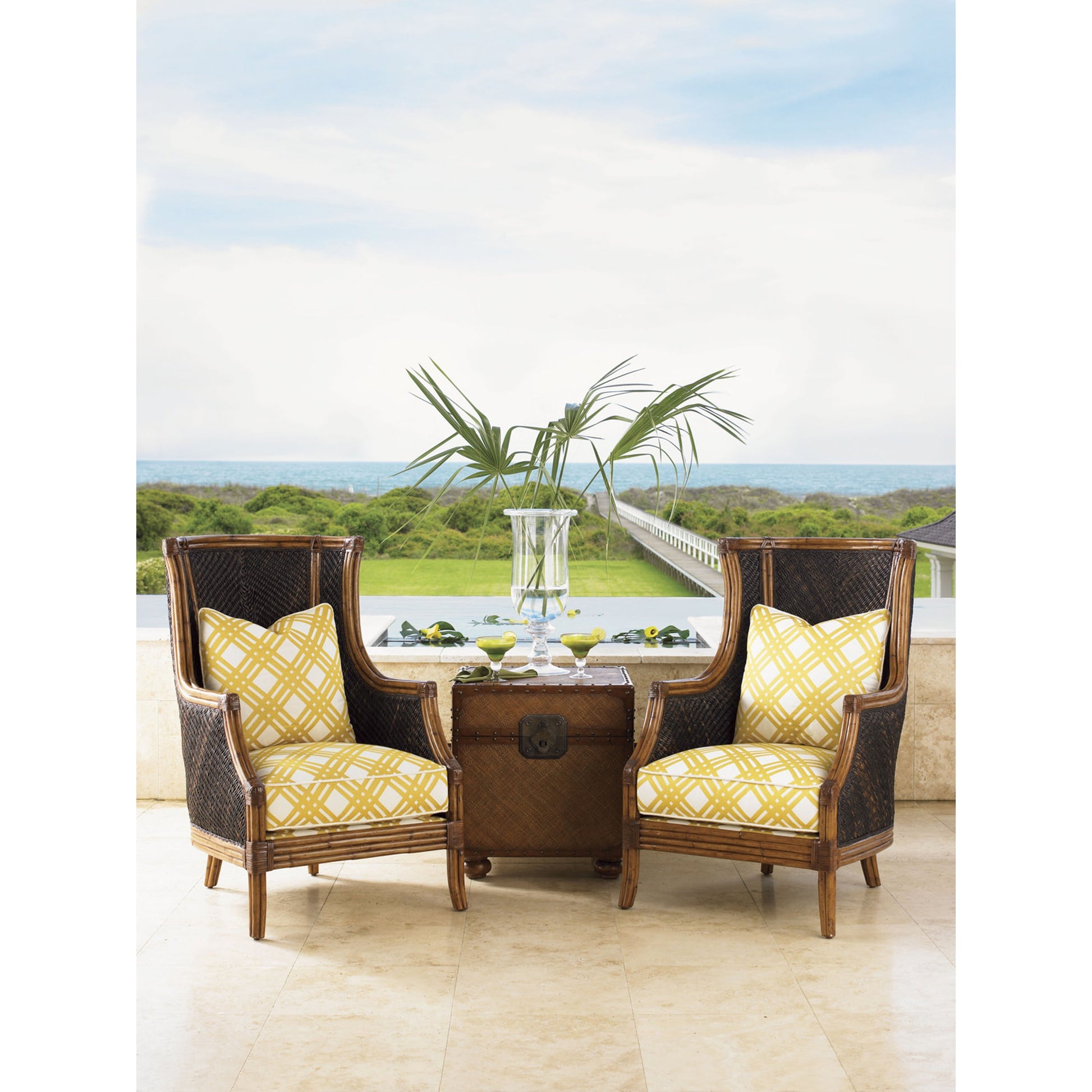 East Cove Trunk by Tommy Bahama Home. Made from unique in a traditional style.