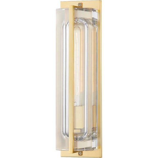 Hawkins 1 Light Wall Sconce by Hudson Valley. Made from steel in a modern style.