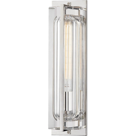 Hawkins 1 Light Wall Sconce by Hudson Valley. Made from steel in a modern style.