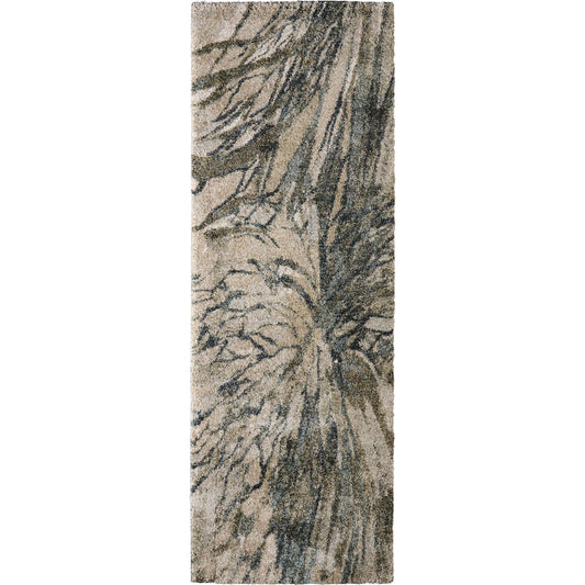 Skyview Rug - SKV39Q8F by Feizy in gray, green, ivory. Made from polypropylene in a unique style.