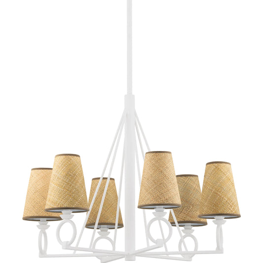 Pendelton Chandelier by Hudson Valley. Made from steel in a traditional style.