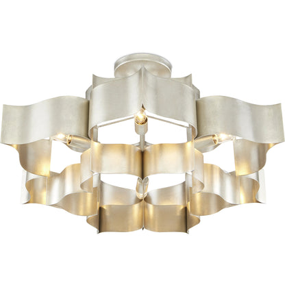 Grand Lotus Chandelier by Currey and Company. Made from unique in a modern style.