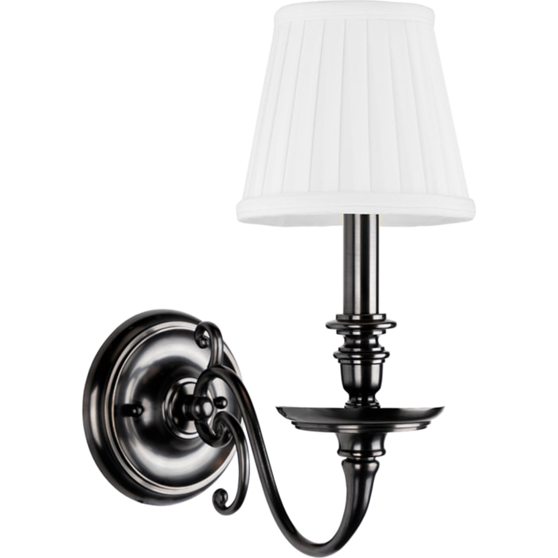 Charleston Wall Sconce by Hudson Valley in aged brass. Made from brass in a traditional style.