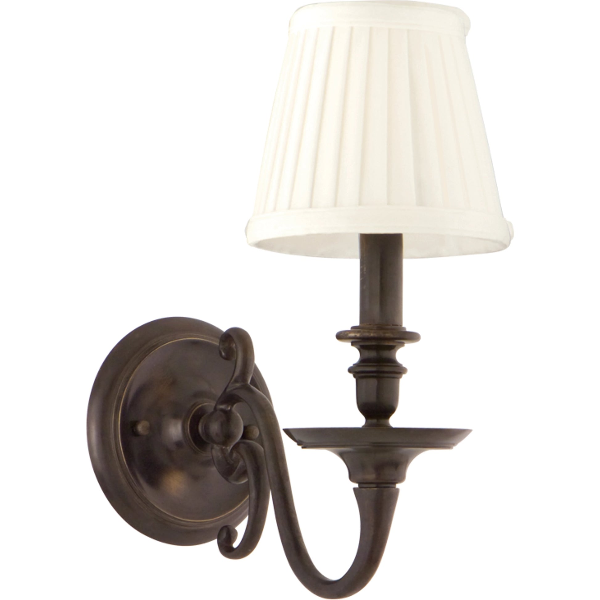 Charleston Wall Sconce by Hudson Valley in aged brass. Made from brass in a traditional style.