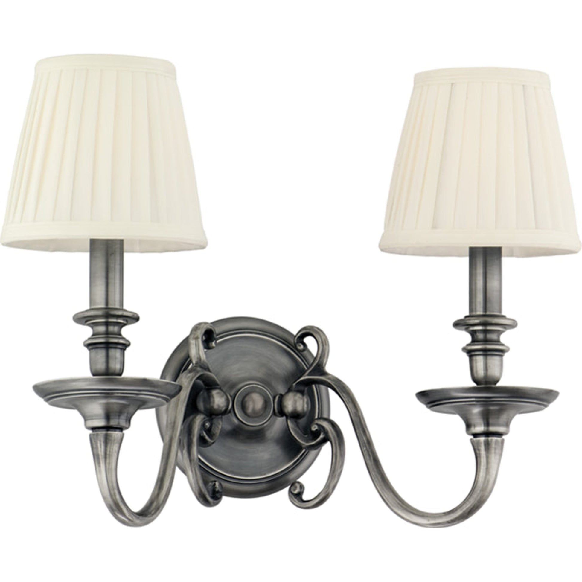 Charleston Wall Sconce by Hudson Valley in aged brass. Made from brass in a traditional style.