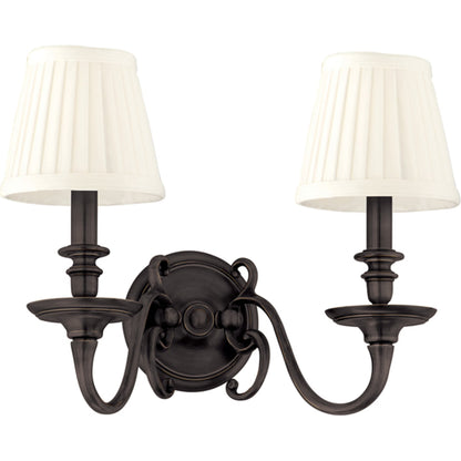 Charleston Wall Sconce by Hudson Valley in aged brass. Made from brass in a traditional style.