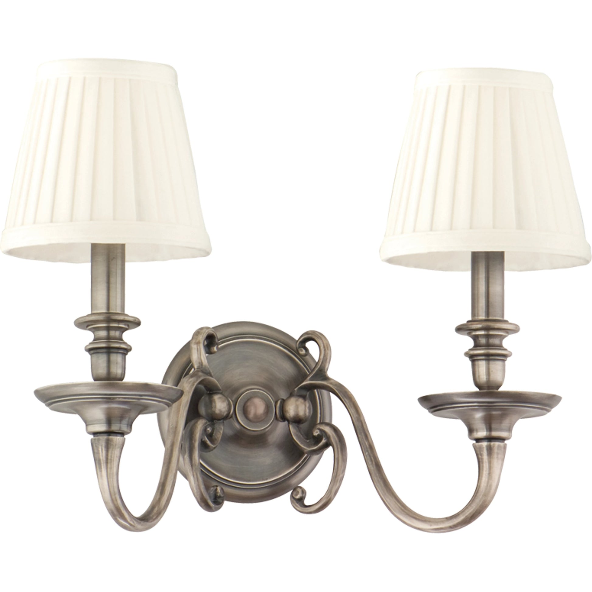 Charleston Wall Sconce by Hudson Valley in aged brass. Made from brass in a traditional style.