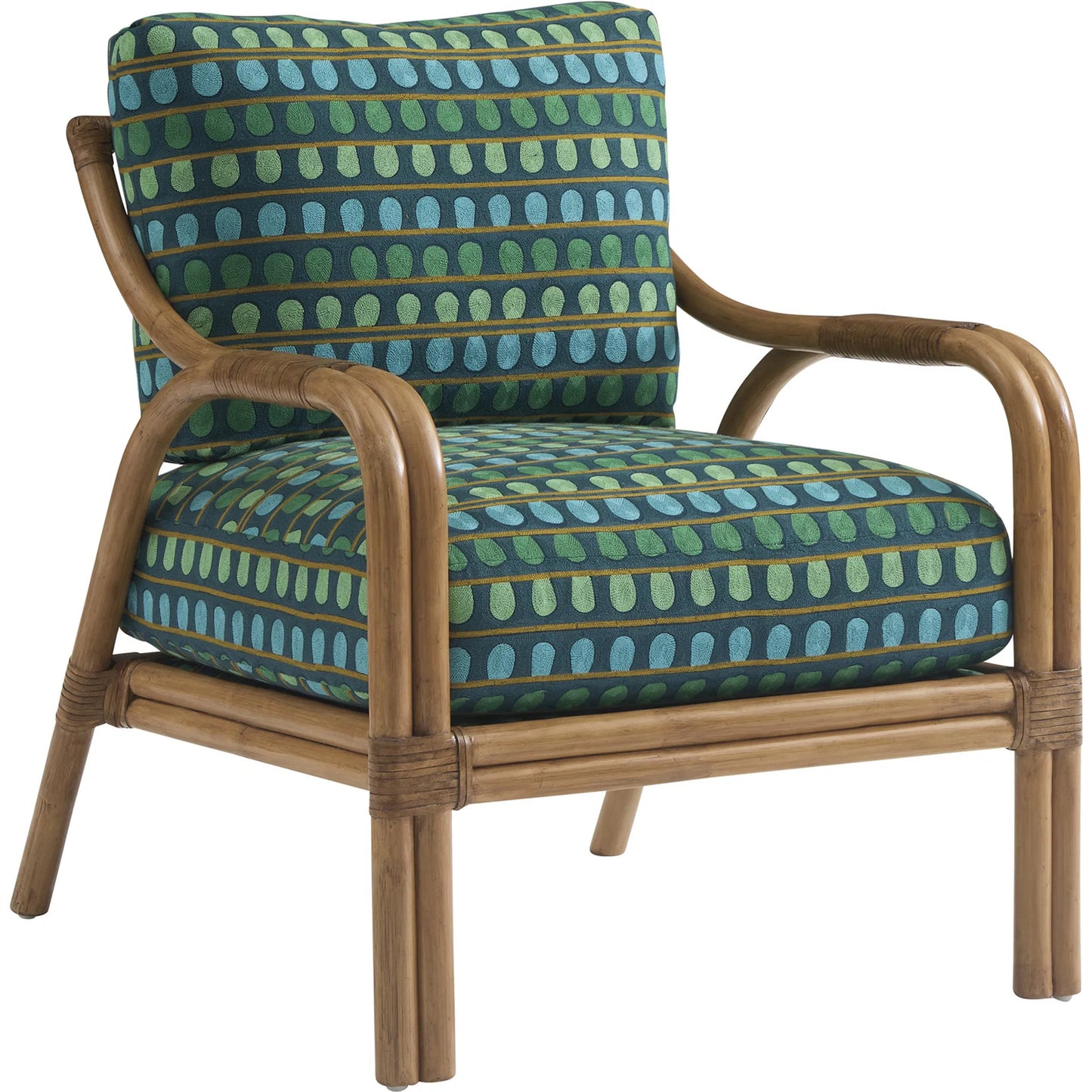 001 SI-2371142 | Primary Silo | Calatrava Chair by Tommy Bahama Home. Made from leather, rattan in a unique style.