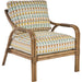 Calatrava Chair by Tommy Bahama Home. Made from leather, rattan in a unique style.