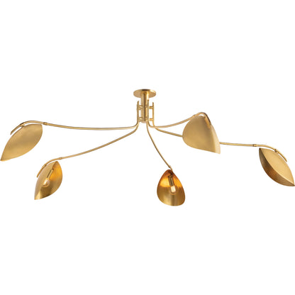 Avondale Semi Flush by Hudson Valley in aged brass. Made from unique in a modern style.