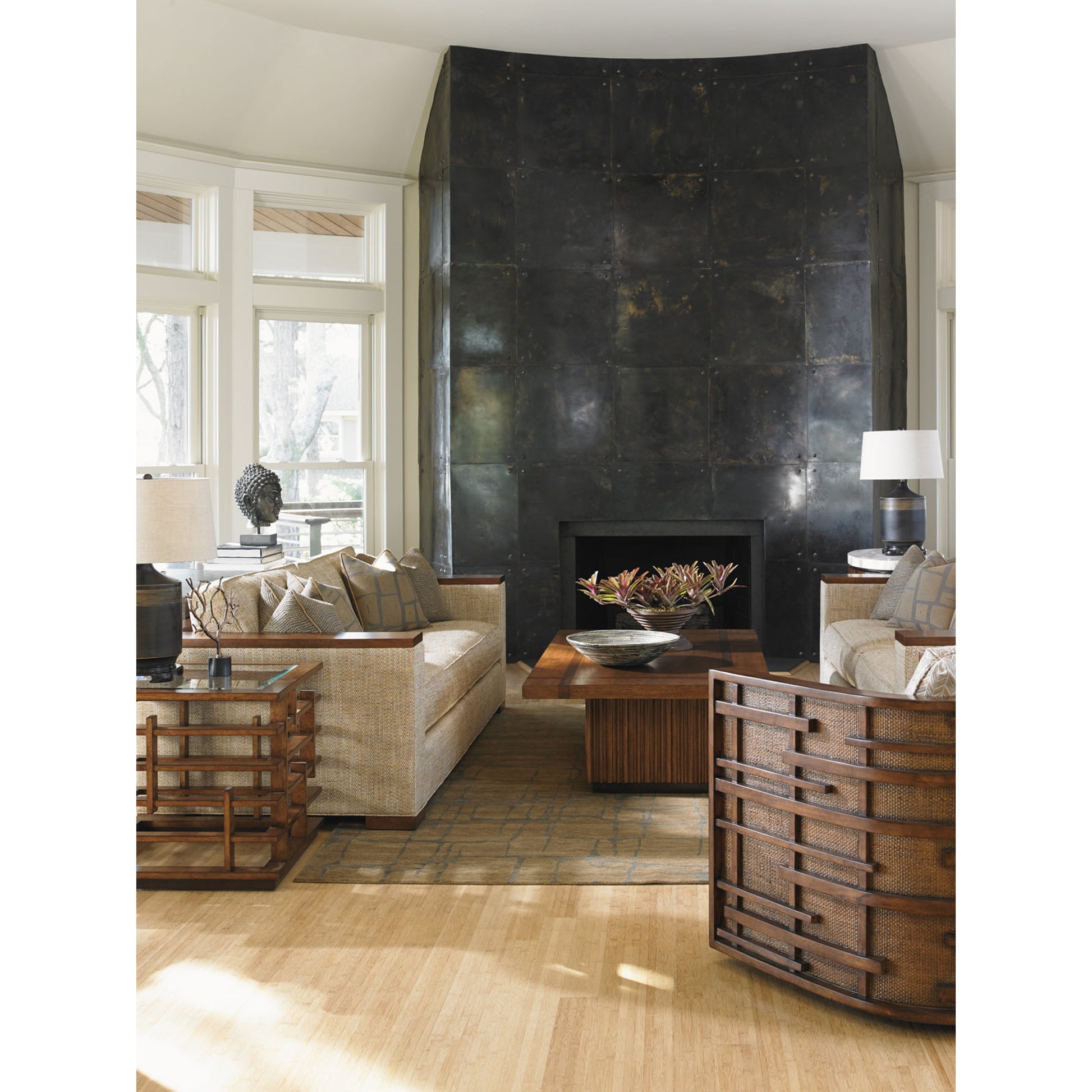 Nobu Square Lamp Table by Tommy Bahama Home. Made from unique in a modern style.