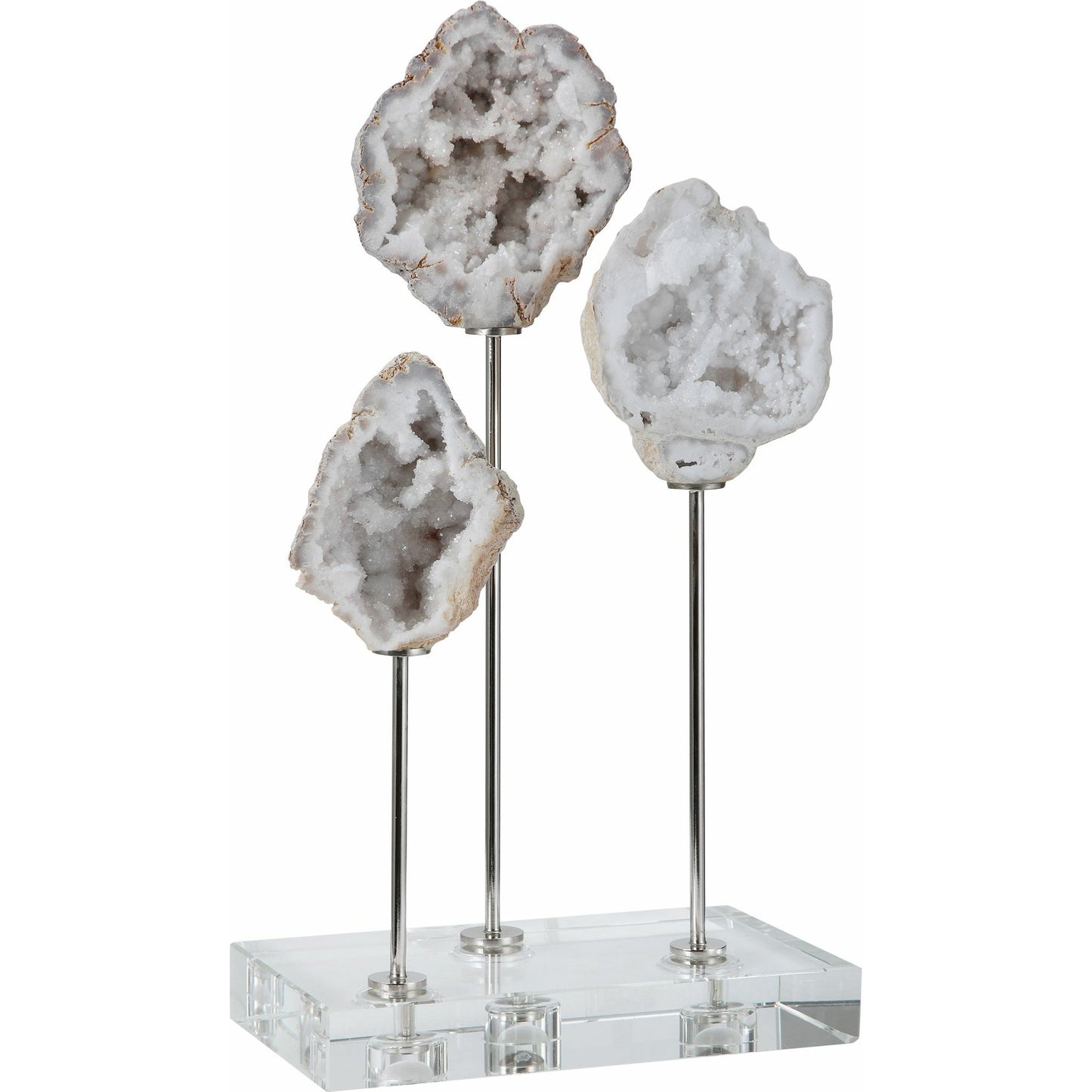 001 SR-766640 | Primary Silo | Cyrene Natural Stone Accessory by Uttermost. Made from steel, marble, crystal in a coastal style.