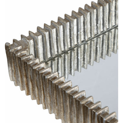 Talmage Mirrored Tray by Uttermost in silver. Made from polyresin, mirror, mdf in a modern style.