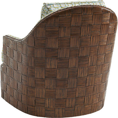 Nagano Swivel Chair by Tommy Bahama Home. Made from unique in a coastal style.