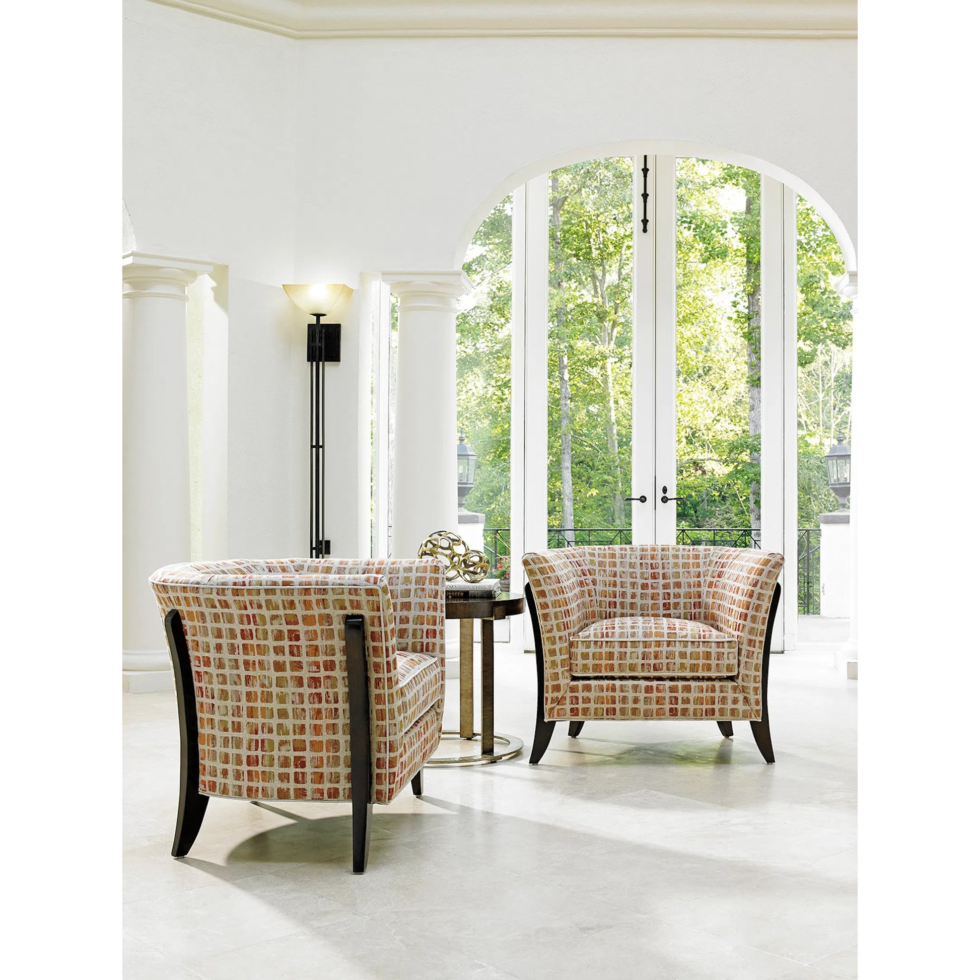 Westgate Chair by Lexington in dark brown. Made from unique in a modern style.