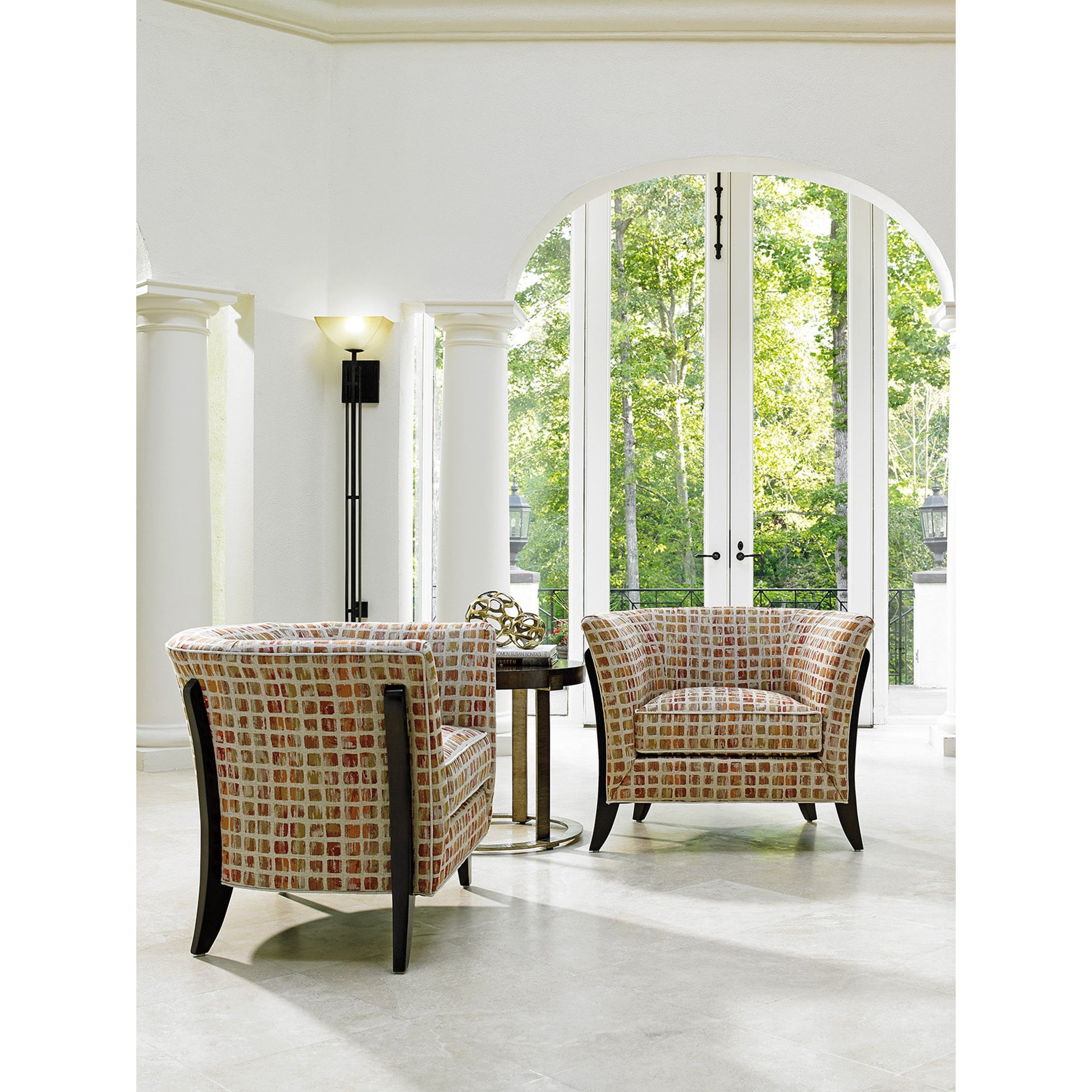 Westgate Chair by Lexington in beige multi. Made from unique in a modern style.