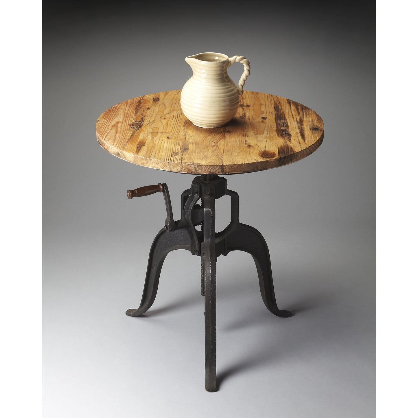 005 O-BUTLER-1783025 | Additional Silo | Hall/Pub Table by Butler Specialty Company in multi-color and metalworks. Made from iron, recycled wood in a modern style.