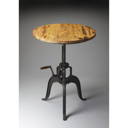 Hall/Pub Table by Butler Specialty Company in multi-color and metalworks. Made from iron, recycled wood in a modern style.