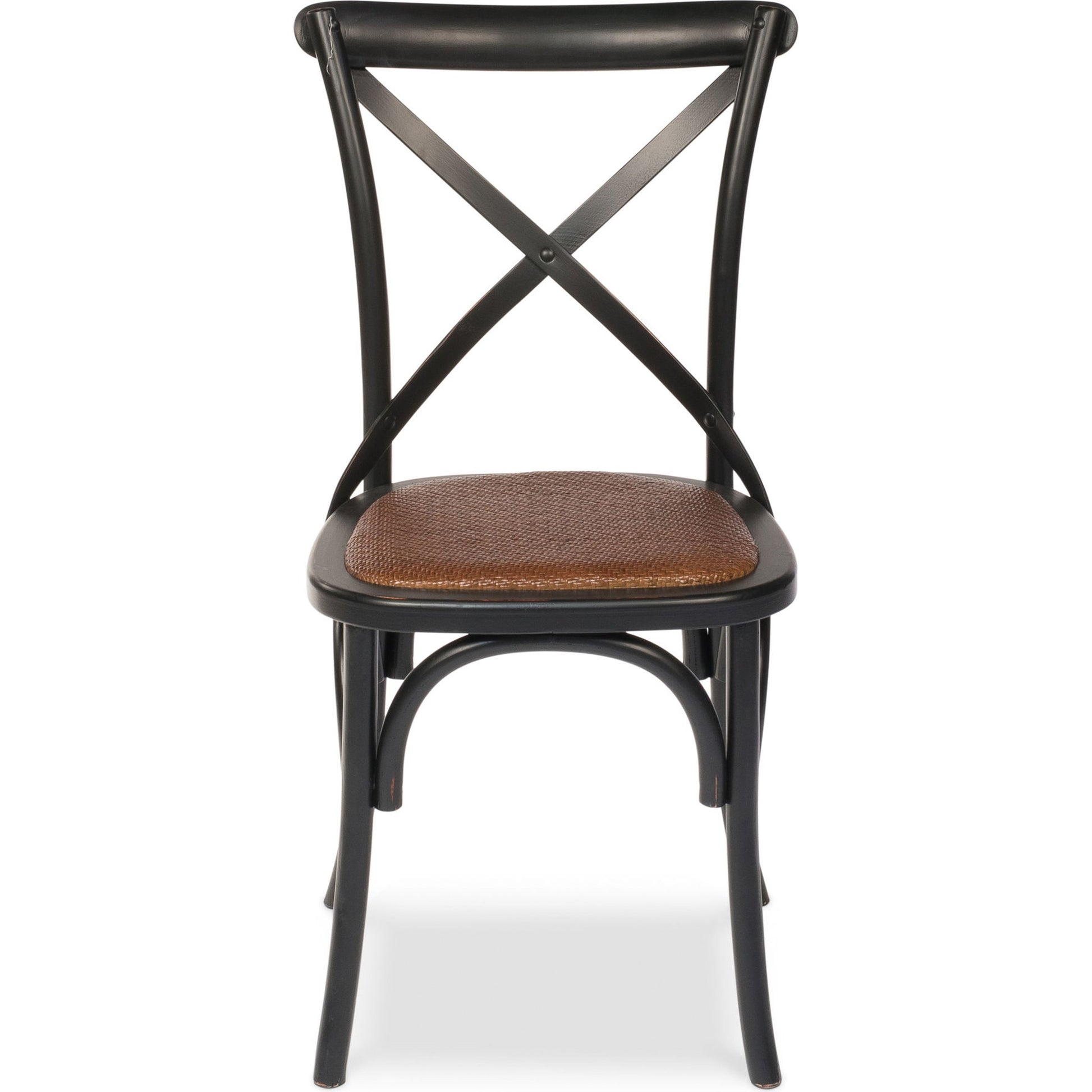 Tuileries Gardens Chair (Set of 2) by Sarreid Ltd. in black. Made from birch in a traditional style.