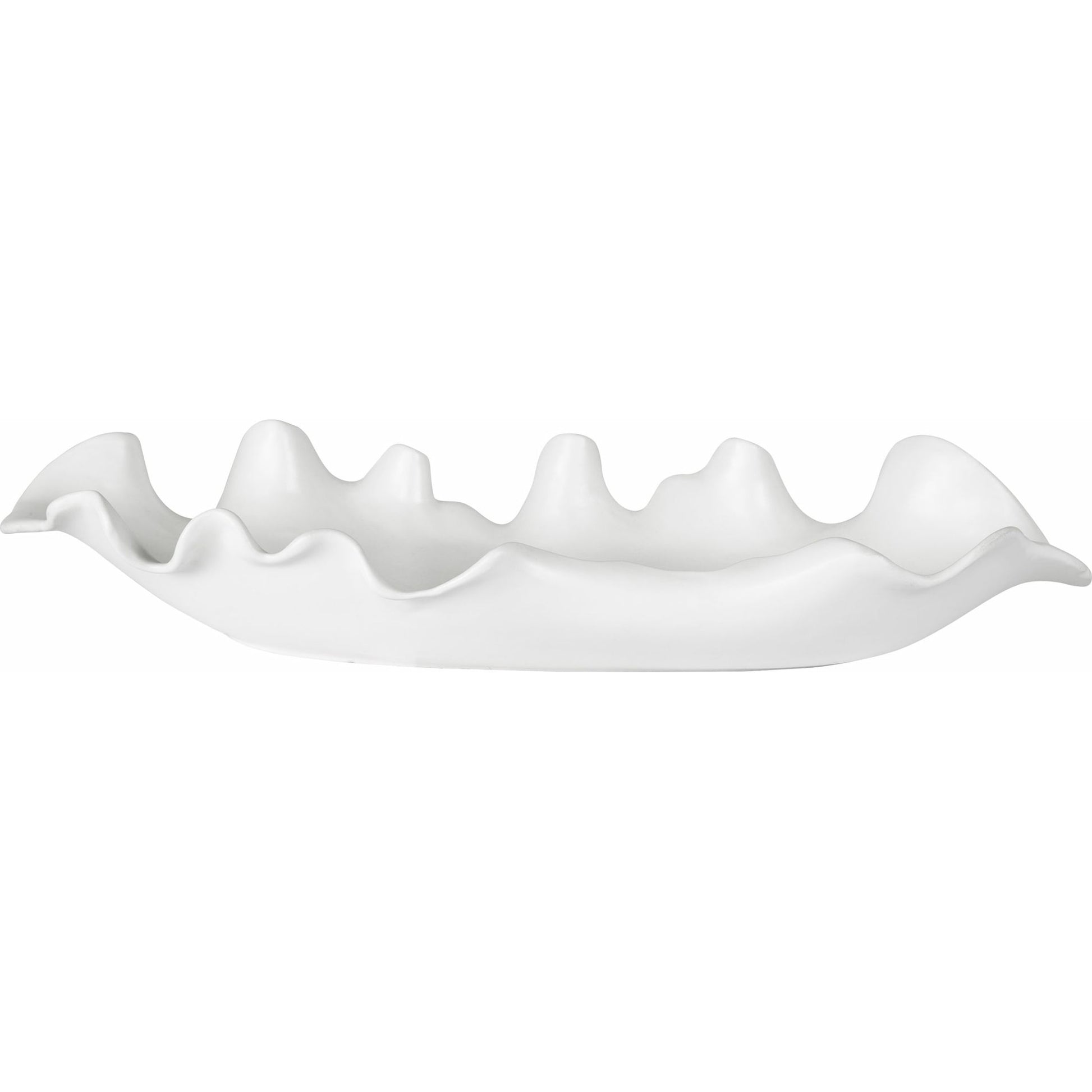 Ruffled Feathers Bowl by Uttermost. Made from earthenware in a modern style.