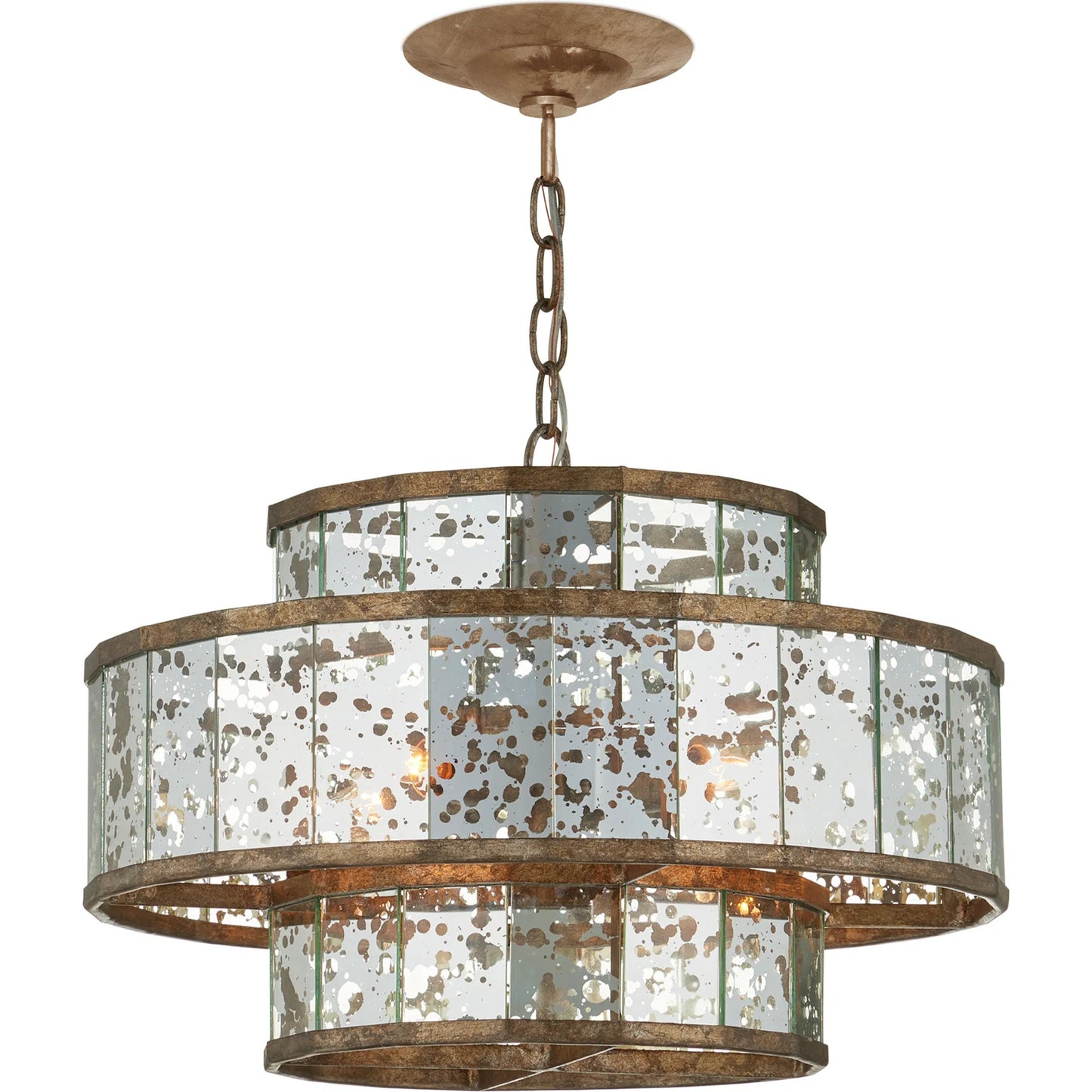 019 S-223915 | Additional Silo | Fantine Chandelier by Currey and Company. Made from wrought iron, glass in a traditional style.