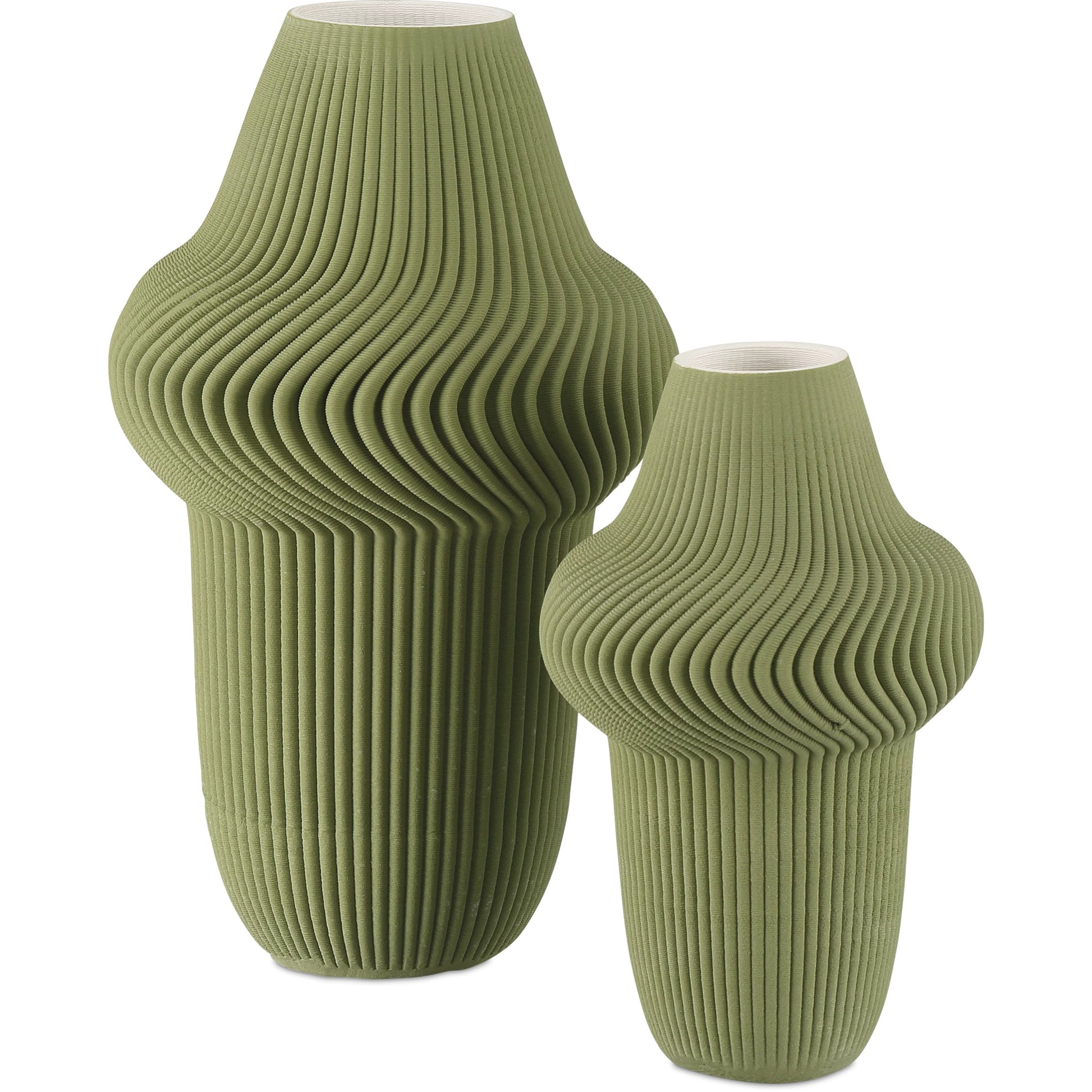 Plisse Vase by Currey and Company. Made from unique in a modern style.