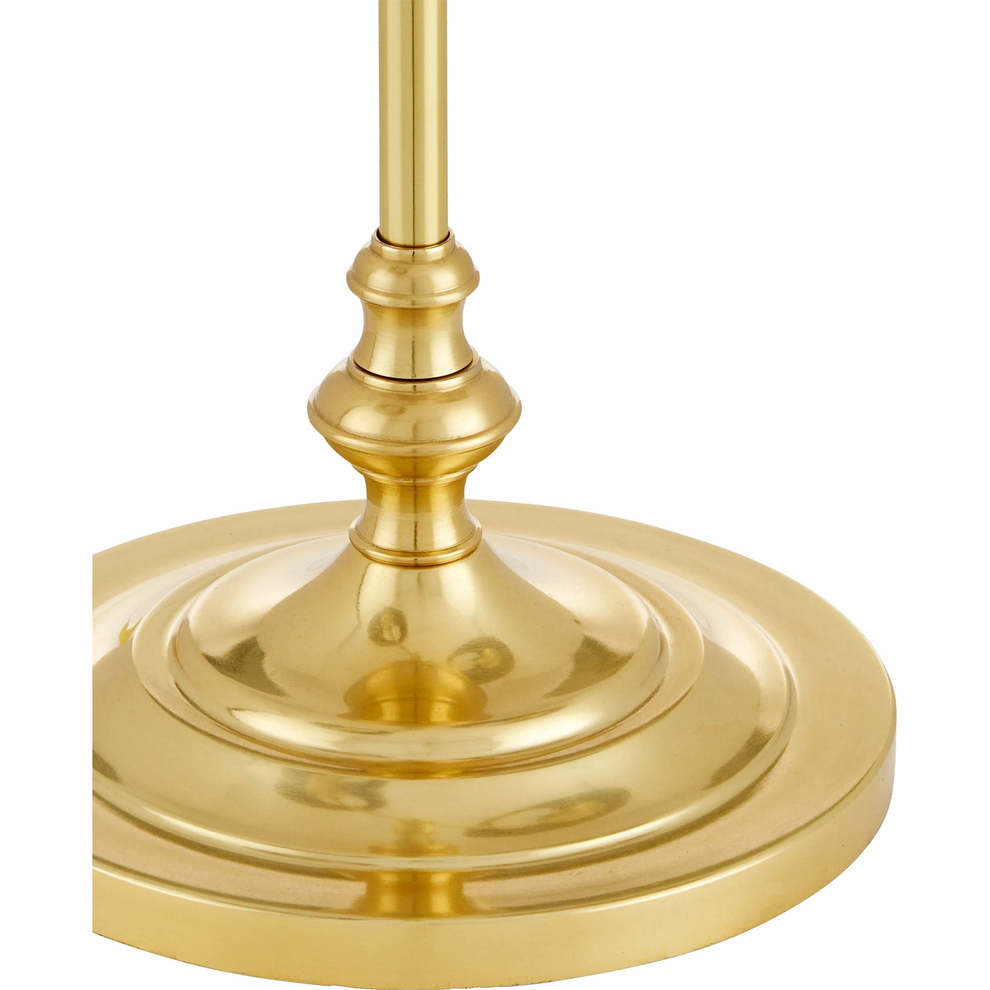 Deauville Desk Lamp by Currey and Company in polished brass, natural. Made from metal, seagrass in a cottage & farmhouse style.