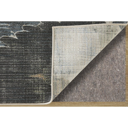 Greenwich GRW39U1F Rug by Feizy in ivory, blue, black. Made from polypropylene, polyester in a unique style.