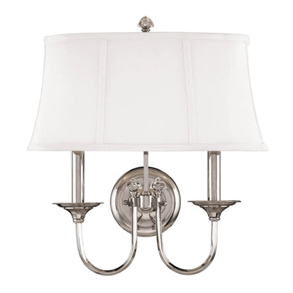 Clinton Wall Sconce by Hudson Valley. Made from brass in a modern style.