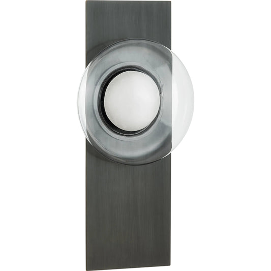 Pound Ridge Wall Sconce by Hudson Valley in aged brass. Made from steel in a unique style.