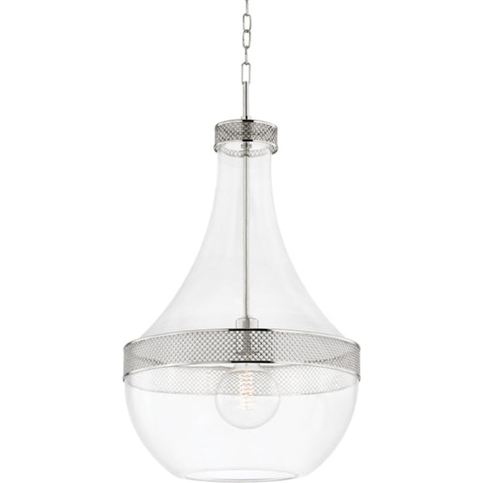 Hagen Pendant by Hudson Valley. Made from steel in a modern style.