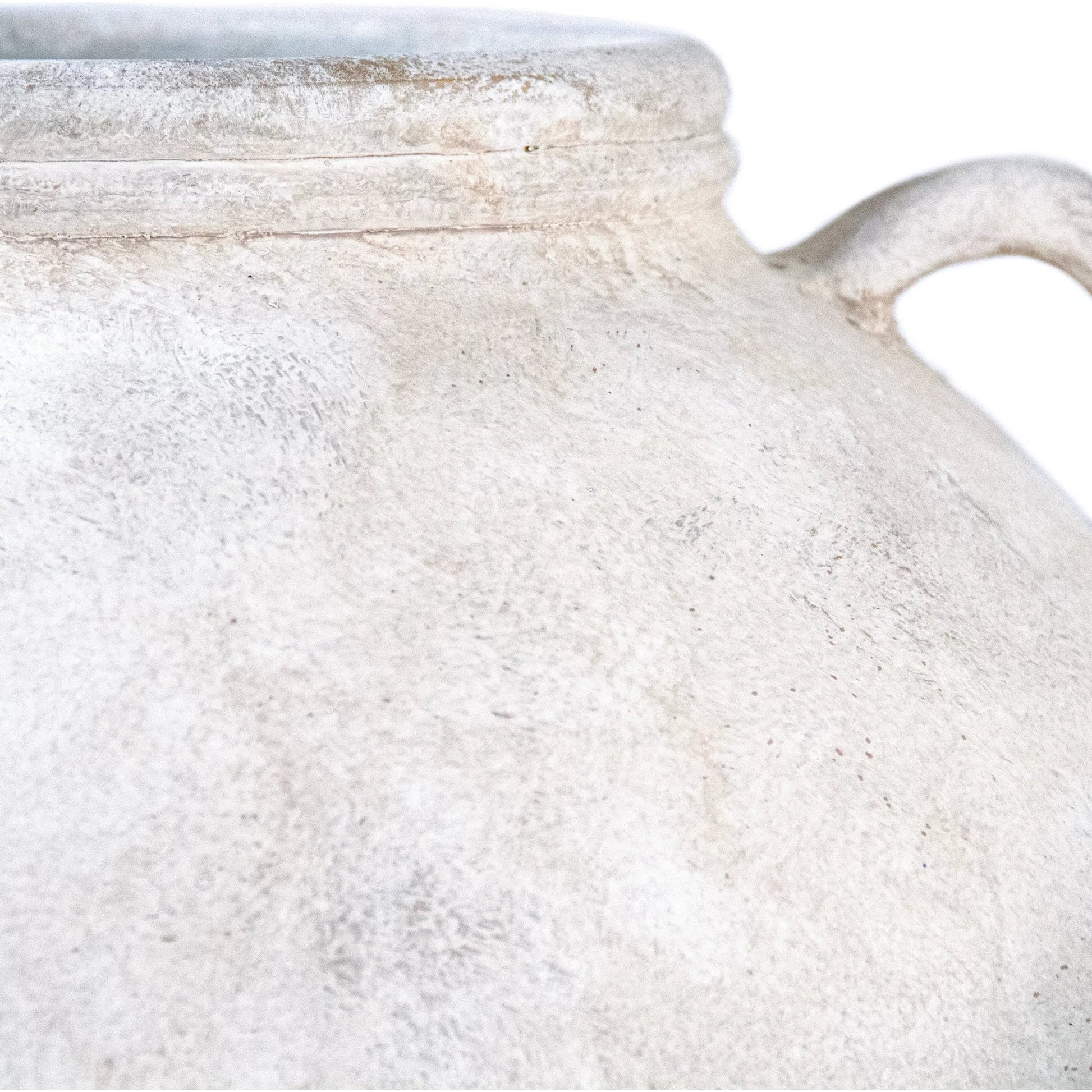 George Vase by Zentique in terracotta and brown. Made from terracotta in a unique style.