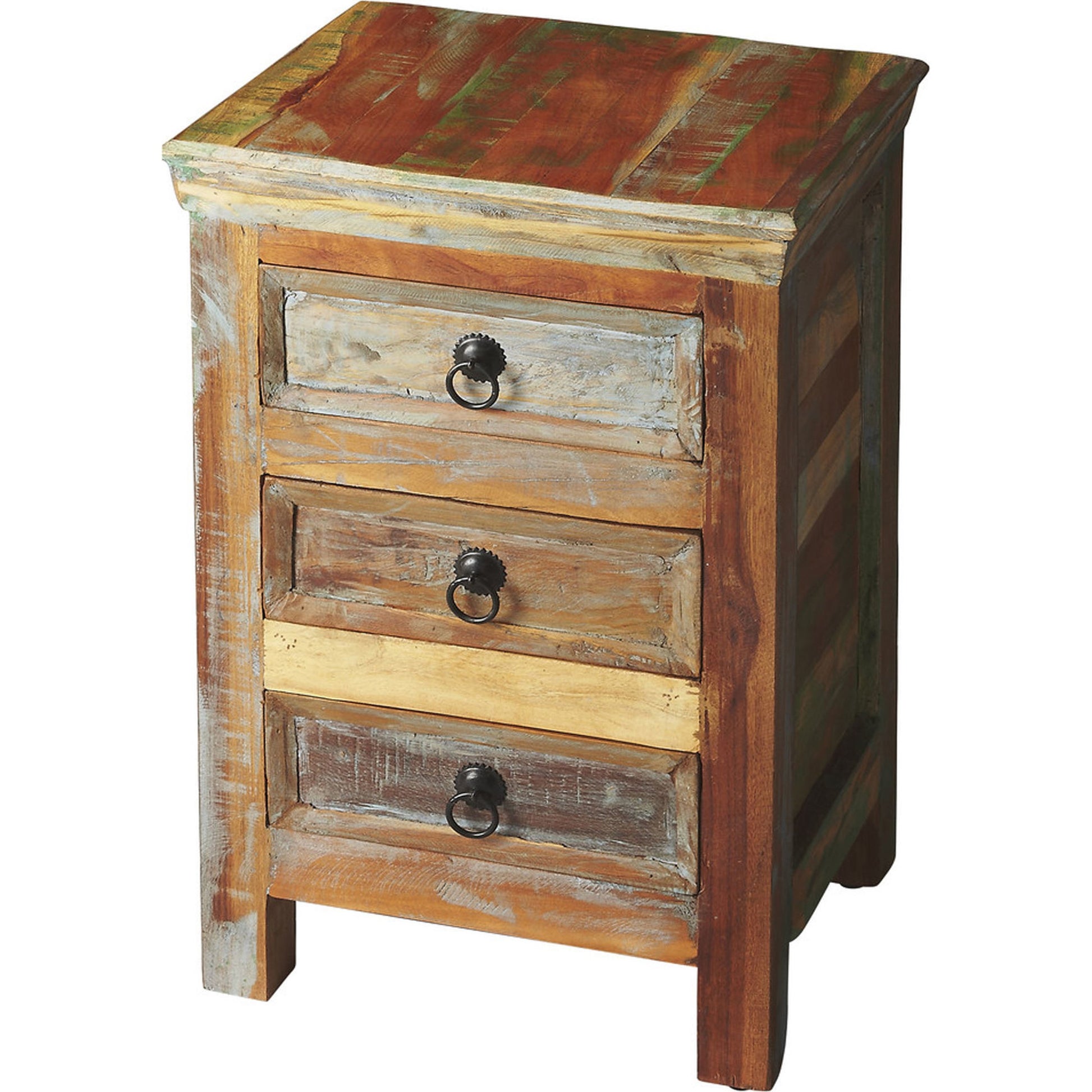 Arya Rustic Accent Chest by Butler Specialty Company in assorted and artifacts. Made from assorted old collected, re-cycled wood in a cottage & farmhouse style.