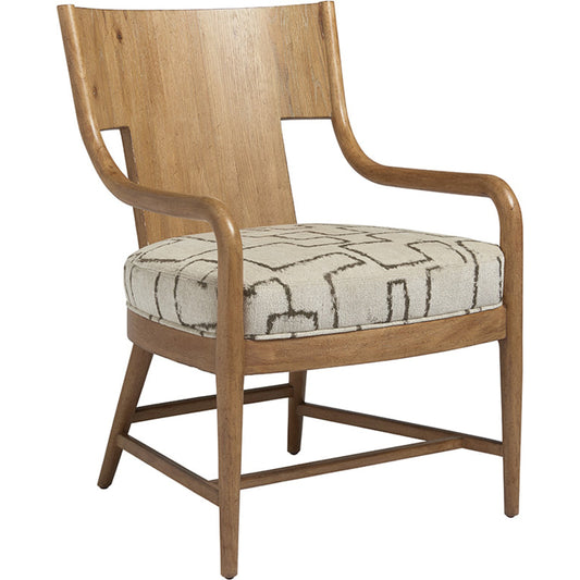 Radford Chair by Tommy Bahama Home in newcastle. Made from geometric in a coastal style.