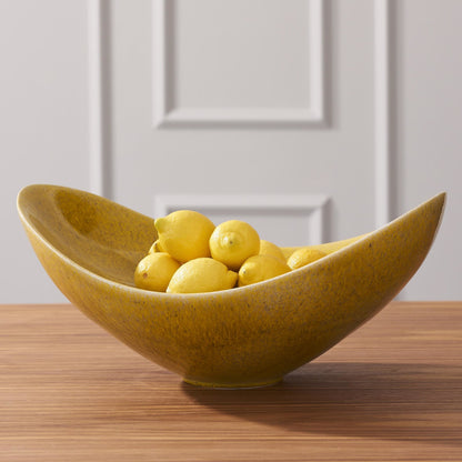 Swoop Bowl by Global Views. Made from ceramic in a modern style.
