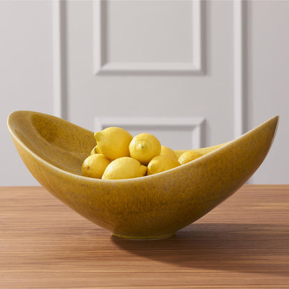 Swoop Bowl by Global Views. Made from ceramic in a modern style.