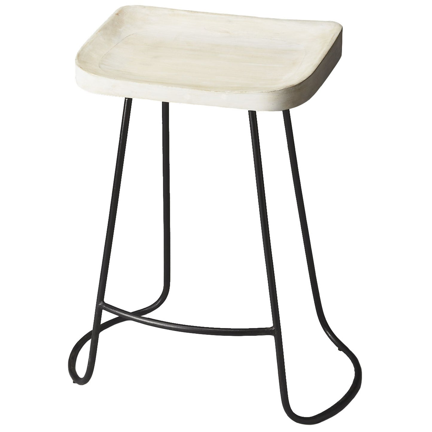 001 O-BUTLER-1839290 | Additional Silo | Alton Bar Stool by Butler Specialty Company in multi-color and artifacts. Made from mango wood solids, iron in a modern style.