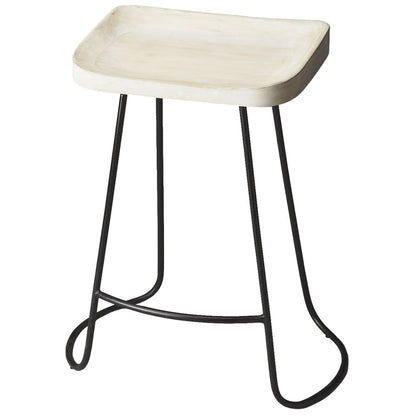 Alton Bar Stool by Butler Specialty Company in multi-color and artifacts. Made from mango wood solids, iron in a modern style.