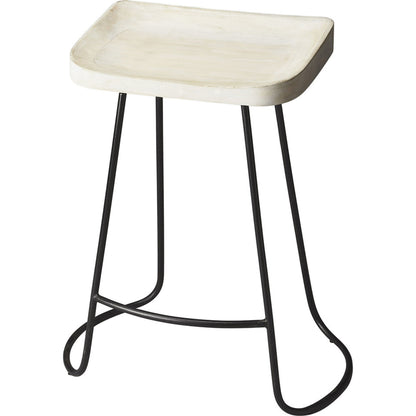 Alton Bar Stool by Butler Specialty Company in multi-color and artifacts. Made from mango wood solids, iron in a modern style.
